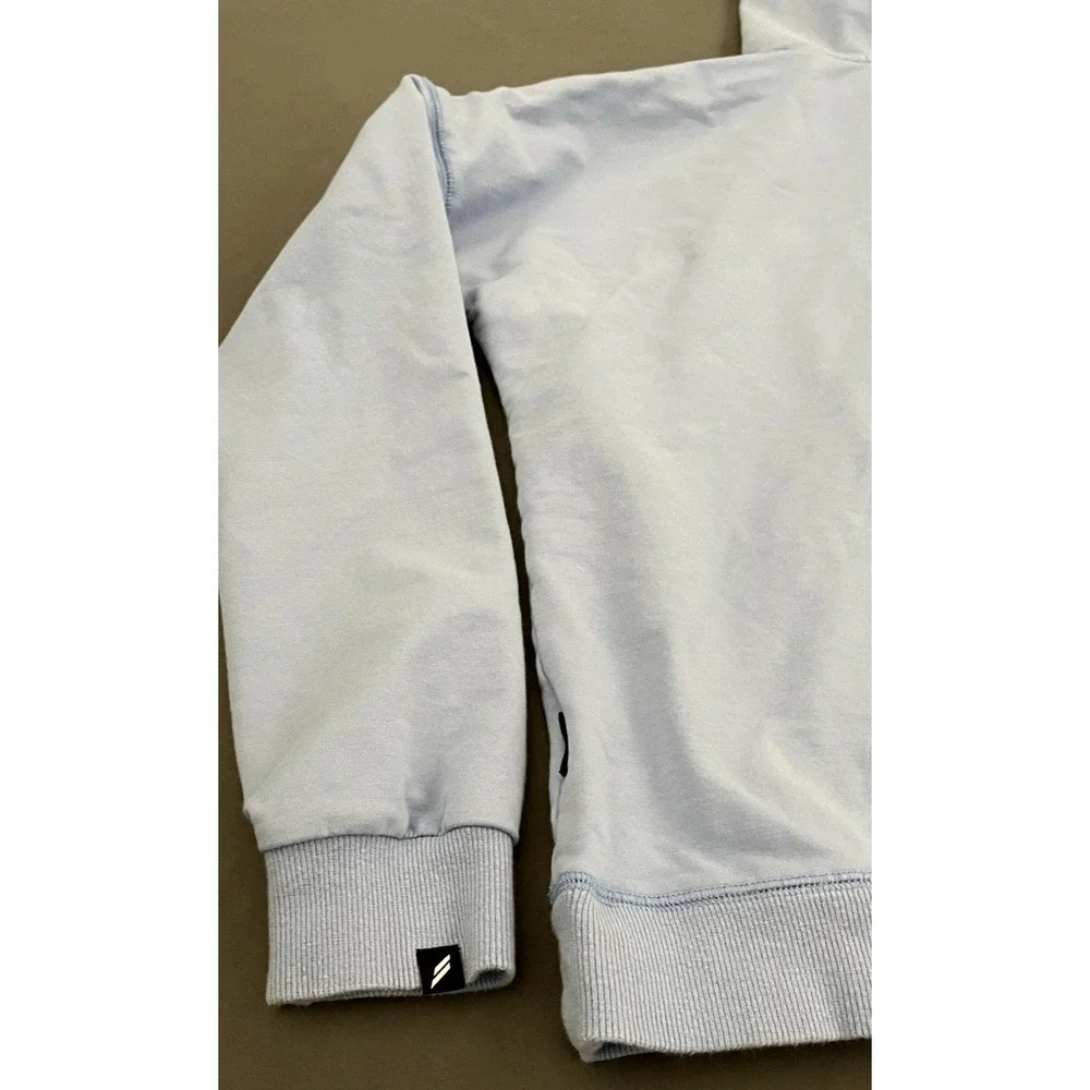 DYE Do You‎ Even Hoodie Womens Medium Blue Leave Your Mark Athletic Sweater